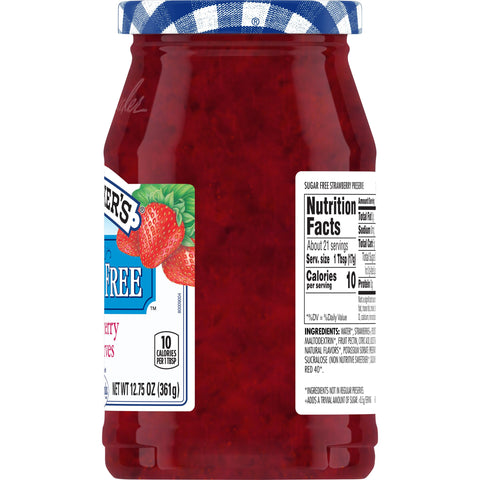 Smucker's® JAM STRAWBERRY SUGAR FRE