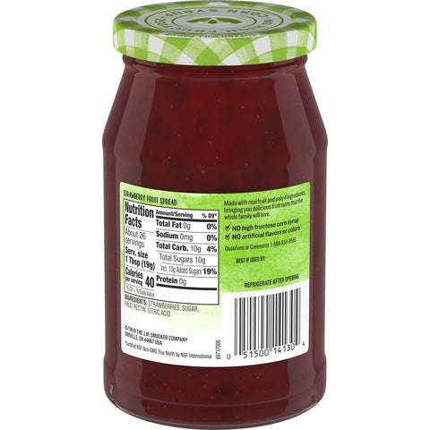 Smucker's® SPREAD STRAWBERRY NATURAL