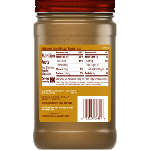 Laura Scudder's® PEANUT BUTTER CREAMY NATURAL