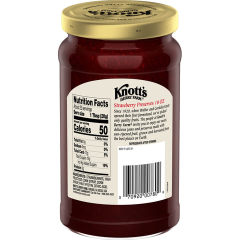 Knott's Berry Farm® PRESERVE STRAWBERRY JAR