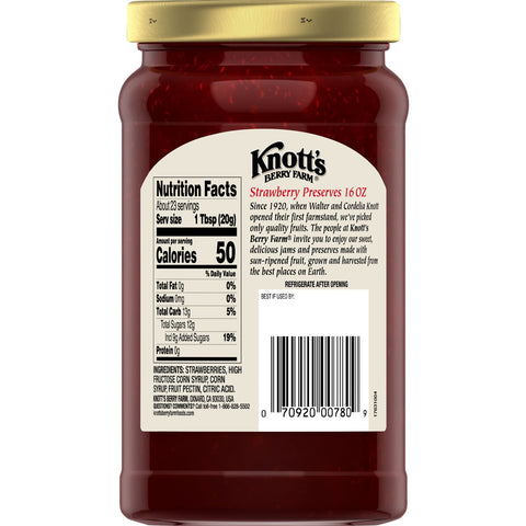 Knott's Berry Farm® PRESERVE STRAWBERRY JAR