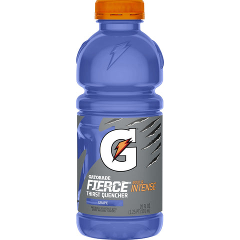 Gatorade DRINK FIERCE GRAPE WIDEMOUTH PLASTIC BOTTLE
