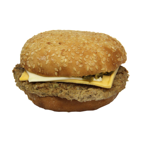 Advance Pierre Fast Choice Jalapeno Charbroil Cheeseburger with Cheese, 6 Ounce -- 12 per case.