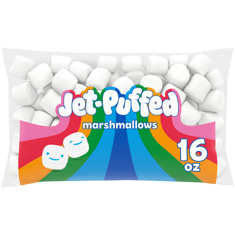Jet-Puffed Marshmallows - 16 oz. bag, 12 per case