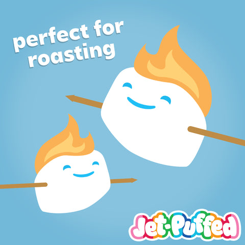 Jet Puffed Jumbo Marshmallow Snack, 24 Ounce -- 8 per case.