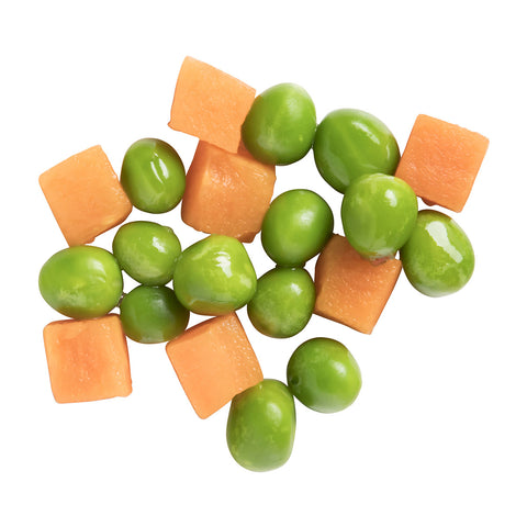Simplot Peas & Diced Carrots - 20 lb. package, 1 package per case
