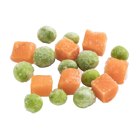 Simplot Peas & Diced Carrots - 20 lb. package, 1 package per case