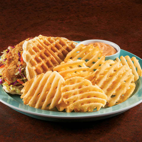 Conquest Skinned Lattice Fries, 4.5 Pound -- 6 per case.