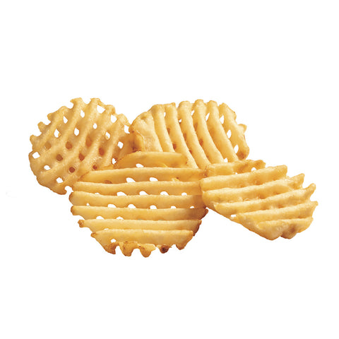 Conquest Skinned Lattice Fries, 4.5 Pound -- 6 per case.