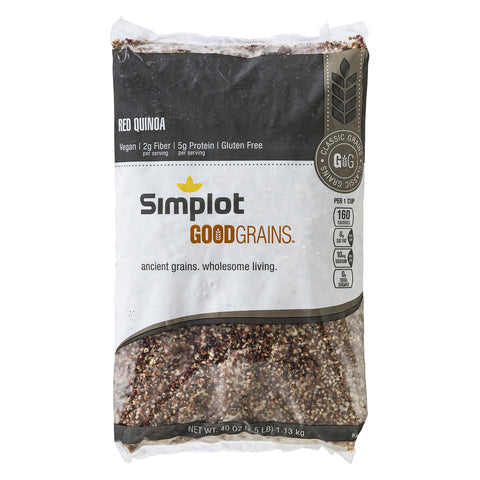 Simplot Good Grains Red Quinoa, 2.5 Pound -- 6 per case.