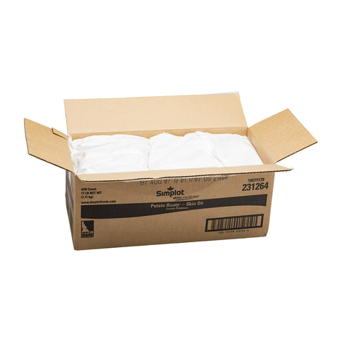 Simplot Skincredibles® POTATO BOAT SKIN-ON 1/2 SHELL W/ SHIELD 200 CT