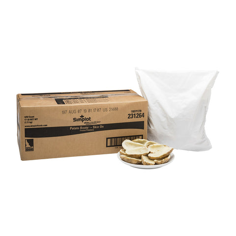 Simplot Skincredibles® POTATO BOAT SKIN-ON 1/2 SHELL W/ SHIELD 200 CT