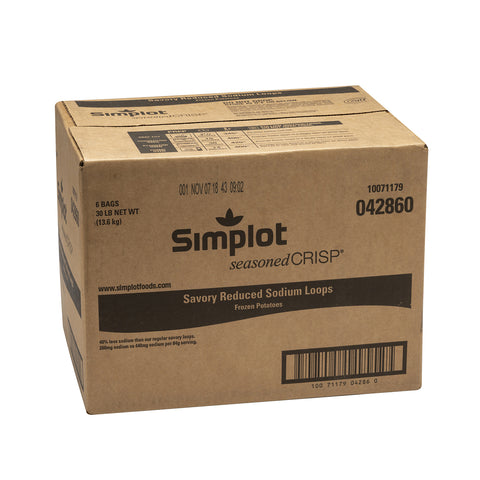 Simplot SeasonedCrisp® POTATO FRIES SAVORY LOOPS LOW SODIUM