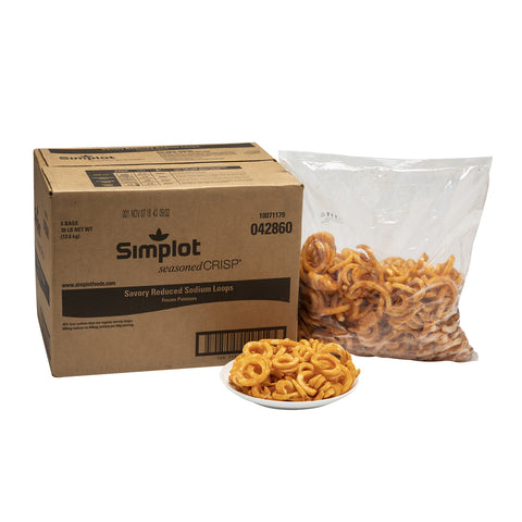 Simplot SeasonedCrisp® POTATO FRIES SAVORY LOOPS LOW SODIUM
