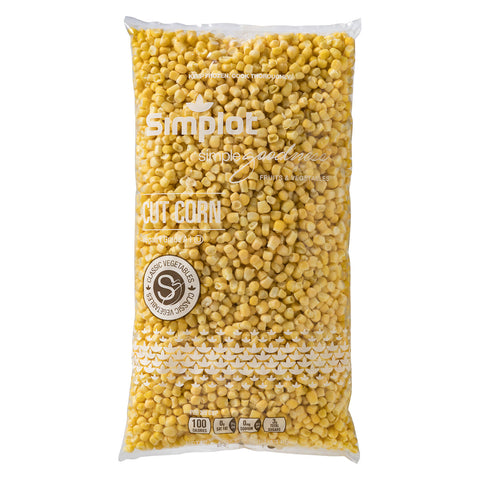 Simplot Golden Jubilee Cut Corn - 40 oz. bag, 12 bags per case