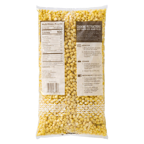 Simplot Golden Jubilee Cut Corn - 40 oz. bag, 12 bags per case