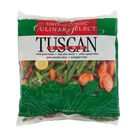 Simplot Culinary Select® VEGETABLE BLEND TUSCAN IQF