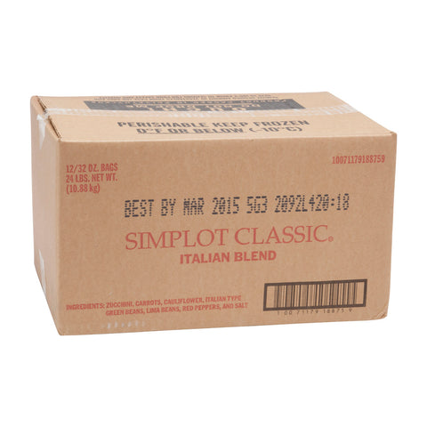 Simplot Classic Italian Vegetable Blend - 32 oz. package, 12 packages per case