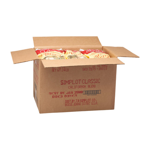 Simplot California Vegetable Blend - 32 oz. package, 12 package per case