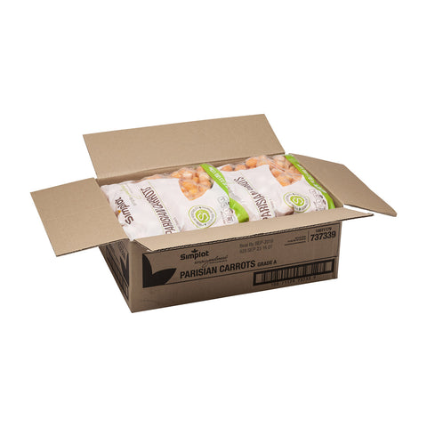 Simplot Culinary Select Parisian Carrot, 2.5 Pound -- 6 per case.