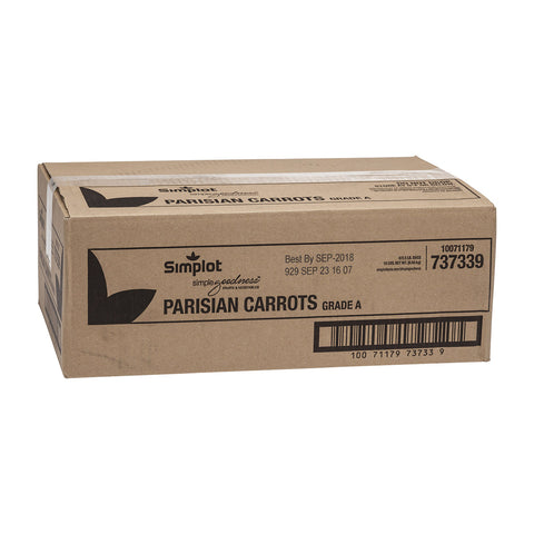 Simplot Culinary Select Parisian Carrot, 2.5 Pound -- 6 per case.