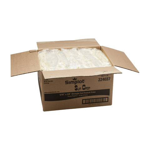 Simplot Sun Crop Straight Cut Potato French Fry, 5 Pound -- 6 per case.