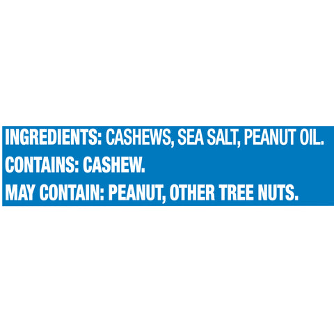 Planters Halves and Pieces Cashew Nut, 8 Ounce -- 12 per case.