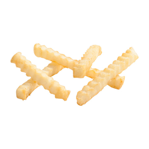 Simplot Pride Crinkle Cut Potato French Fry, 5 Pound -- 6 per case.