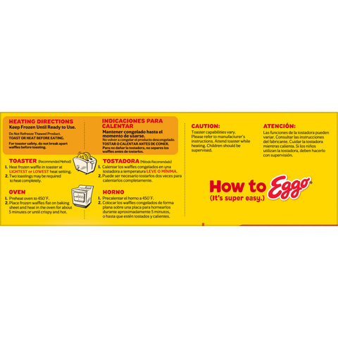 Kelloggs Eggo Minis Homestyle Waffles, 10.9 Ounce -- 8 per case.