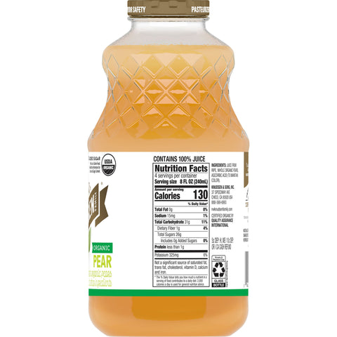 RW Knudsen JUICE PEAR ORGANIC PLASTIC BOTTLE