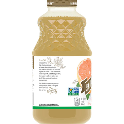 R.W. Knudsen Organic Grapefruit Juice, 32 Fluid Ounce -- 6 per case