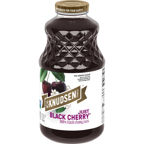 RW Knudsen JUICE CHERRY BLACK GLASS
