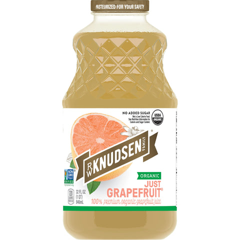 R.W. Knudsen Organic Grapefruit Juice, 32 Fluid Ounce -- 6 per case