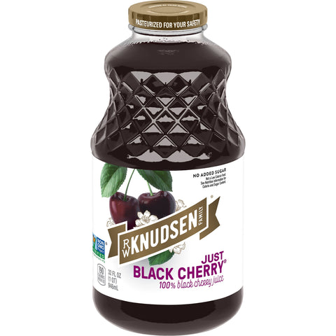 RW Knudsen JUICE CHERRY BLACK GLASS
