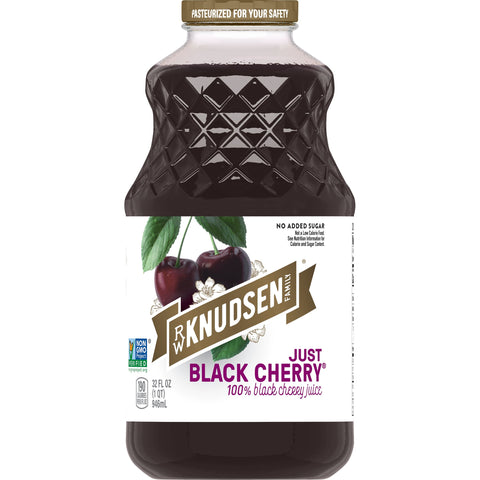 RW Knudsen JUICE CHERRY BLACK GLASS