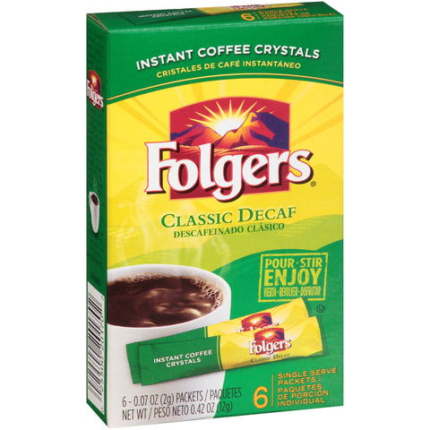 Coffee Decaf Instant Sticks