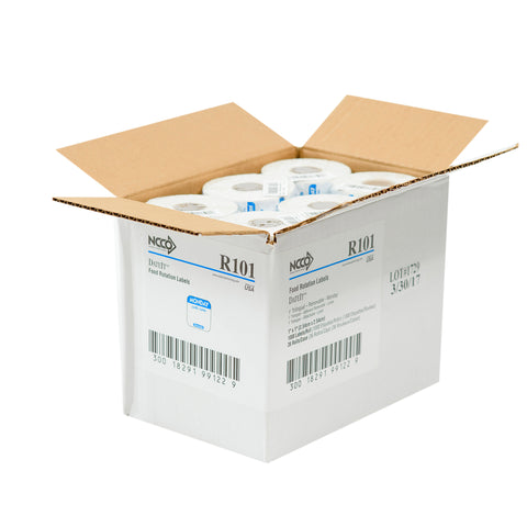 Label Removeable Square Blue Monday 1x1