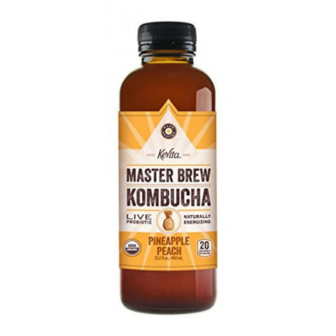 Kevita DRINK MASTER BREW KOMBUCHA PINEAPPLE PEACH NR
