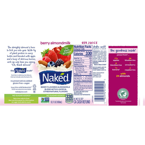 Naked Juice JUICE BERRY WITH ALMOND MILK