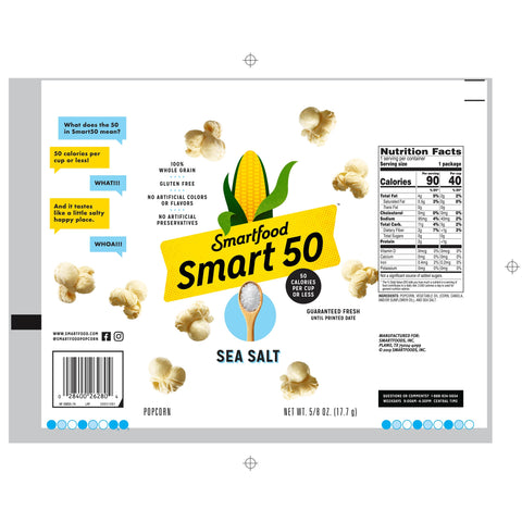Smartfood® POPCORN POPPED SEA SALT