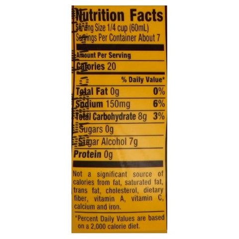 Syrup Breakfast Sugar Free