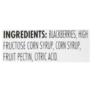 Smucker's® JAM BLACKBERRY SEEDLESS GLASS JAR