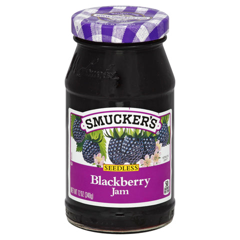 Smucker's® JAM BLACKBERRY SEEDLESS GLASS JAR