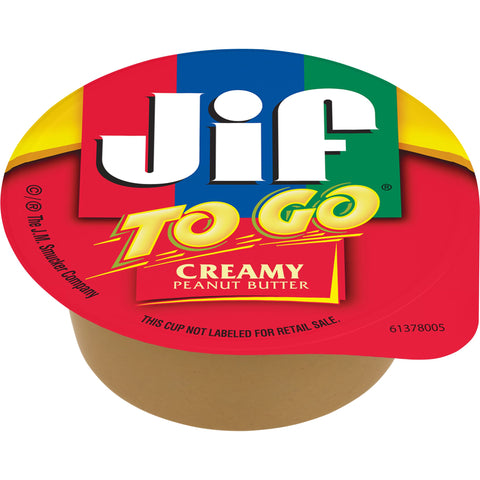 Jif To Go Creamy Peanut Butter Cup, 12 Ounce -- 6 per case