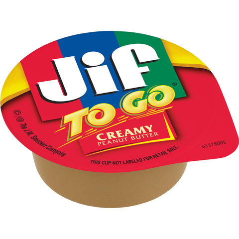 Jif To Go Creamy Peanut Butter Cup, 12 Ounce -- 6 per case