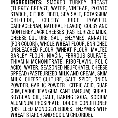Uncrustables® SANDWICH TURKEY & CHEESE FLATBREAD POUCH FROZEN ROLL UPS