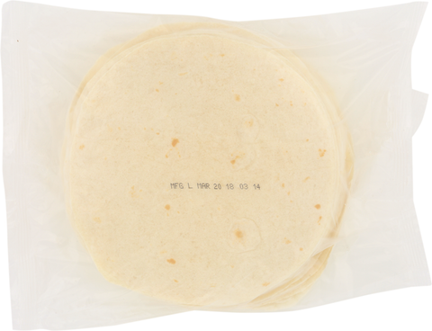 Tortilla Flour White Pressed 6.5