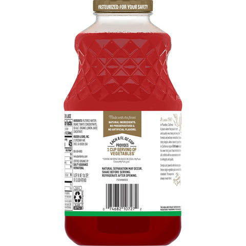 RW Knudsen BEVERAGE JUICE TOMATO ORGANIC GLASS
