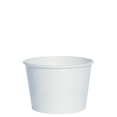 Container Paper Food Dsp White 12 Oz