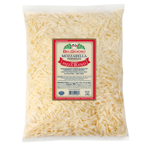 Belgioioso CHEESE PIZZA BLEND MOZZARELLA SHRED PARMESAN GRATED